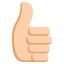 thumbs up sign tone 2